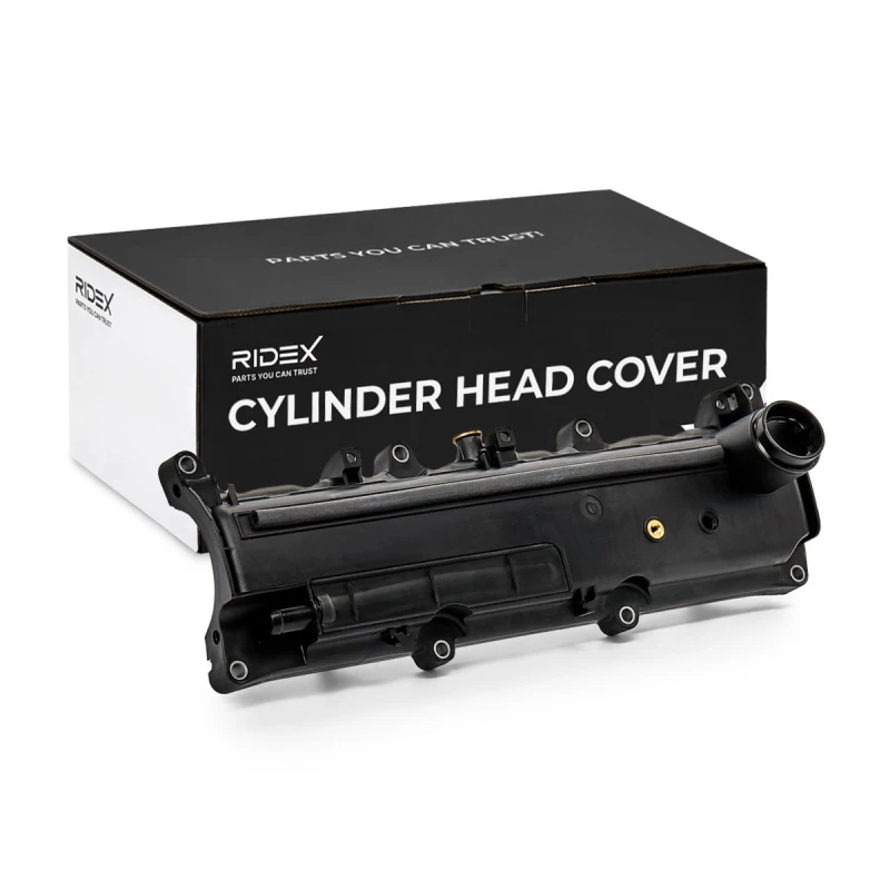 Image of RIDEX 977C0115 Rocker Cover with gasket/seal Plastic Rocker Cover (977)