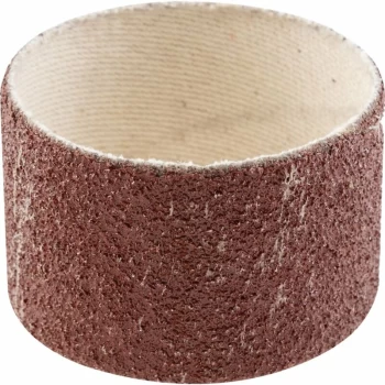 image of York - 38 X 25MM Abrasive Spiral Bands Aluminium Oxide 60 Grit- you get 5