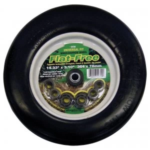 Image of Select Hardware Flat Free Wheelbarrow Wheel 360mm 1 Pack