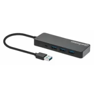 image of Manhattan 168403 USB 3.0 hub Black