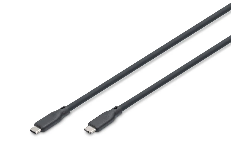 Image of Digitus USB silicone cable. USB 10Gbps. 0.5m. black