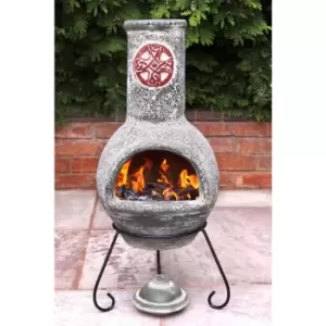 Gardeco Mexican Chiminea Cruz Green