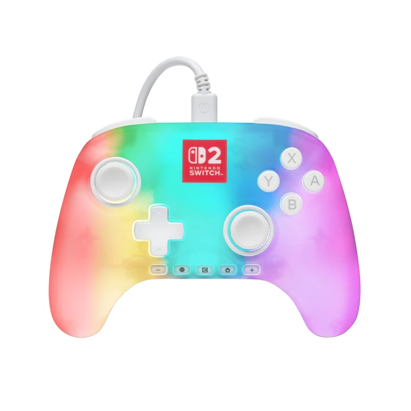 Image of PowerA Advantage Wired Controller for Nintendo Switch 2.0 - Lumectra White 617885152917