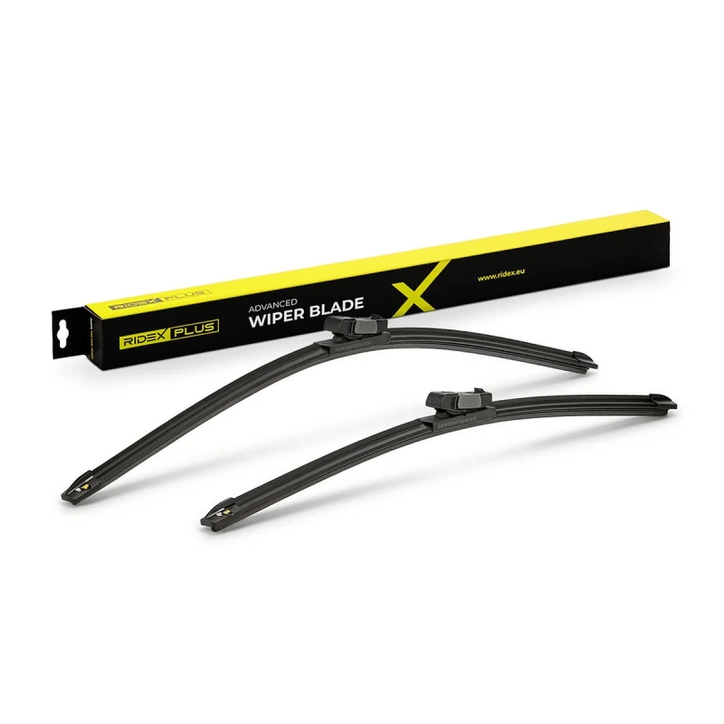 Image of RIDEX PLUS 298W0204P Wiper blade Front, Top Lock, Flat wiper blade, 500mm Wiper Blade (298)