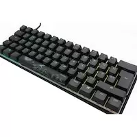 image of Ducky Mecha Mini 60% RGB USB Mechanical Gaming Keyboard - Cherry MX Brown UK Layout