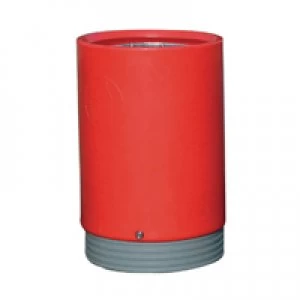 image of Slingsby Outdoor Open Top Bin 75 Litre Red 321778