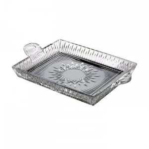 image of Waterford Lismore diamond square serving tray 12