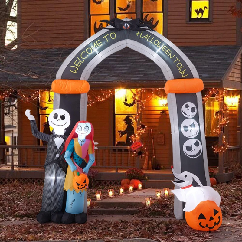Image of LIFE IDEAS Jack Skellington and Sally Welcoming Archway Multi unisex One size