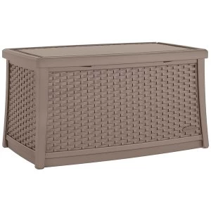 Image of Suncast 114L Coffee Table with Storage - Dark Taupe