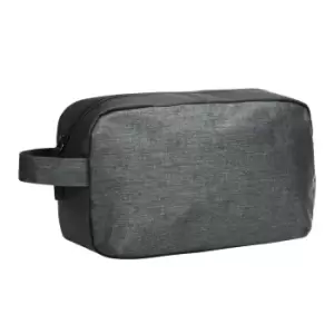 image of James Harvest Prestige Toiletry Bag (One Size) (Anthracite Melange)