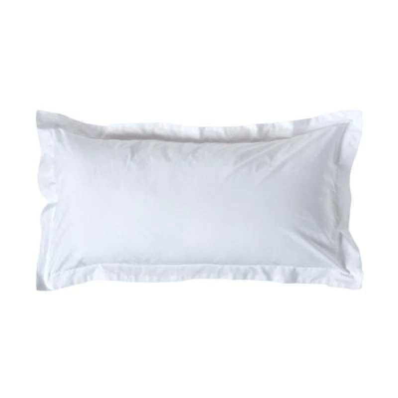 Image of Homescapes White Egyptian Cotton Oxford Pillowcase 200 Tc, King Size