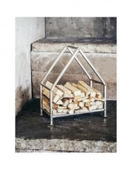 image of Ivyline Pewter House Kindling Holder