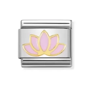 Image of Nomination Classic Gold Lotus Flower Charm