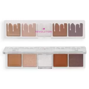 Revolution Beauty I Heart Revolution Mini Chocolate Shadow Palette - White Vanilla Cream