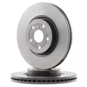 Image of PAIR PAINTED BREMBO BRAKE DISCS 09.9817.11
