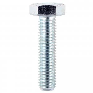 Hexagon High Tensile Set Screw Zinc Plated M8 16mm Pack of 200