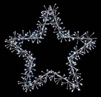 Image of Premier 240 White Multi-function Christmas LED Lights - 10m