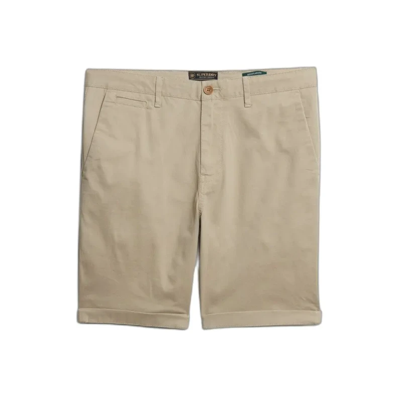 Image of Superdry Chino shorts Superdry Premium Regular Marron Male 32