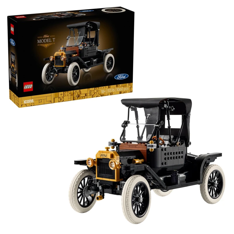 Image of LEGO Icons Ford Model T Retro Car Kit for Adults 11376 Lego One Size Multi 92059699000