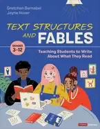 Image of text structures and fables teaching students to write about what they read