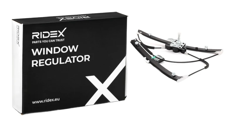 Image of RIDEX 1561W0070 Window regulator Right Front, Operating Mode: Manual, without electric motor Window Winder (1561)