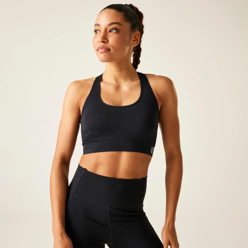 Image of Dare 2b Womens Dont Sweat It II Anti-Bacterial Bra Black female XXL