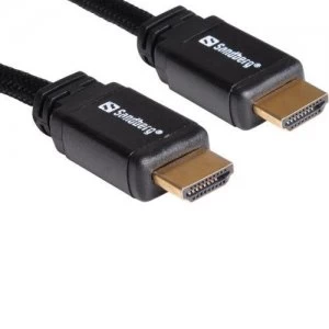 Image of Sandberg HDMI 2.0 Cable, 5 Metres, 5 Year Warranty
