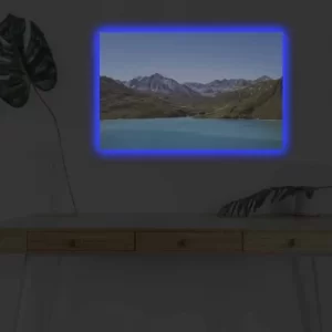 Image of 4570DHDACT-134 Multicolor Decorative LED Lighted Canvas Painting