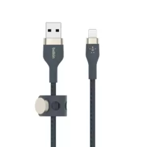 image of Belkin CAA010BT3MBL USB cable 3m USB A USB C/Lightning Blue