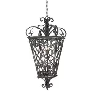 Image of 1 Bulb Ceiling Pendant Light Fitting Marcado Black LED E14 60W Bulb