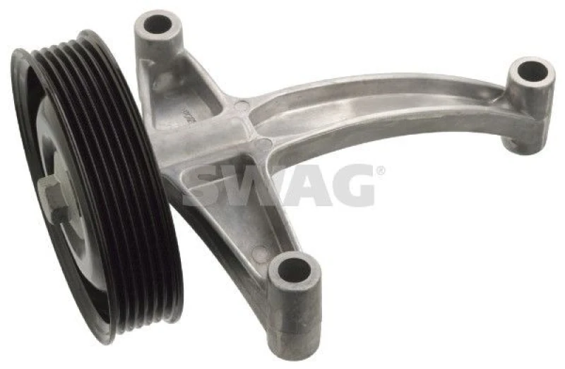 Image of Deflection / guide pulley, V-ribbed belt SWAG 30 10 3897