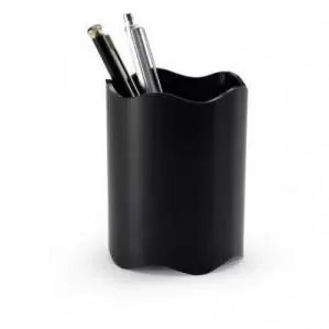Image of Durable Trend Pen Cup Black Pack of 6