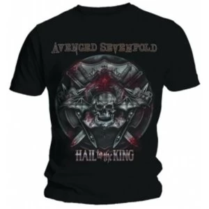 Image of Avenged Sevenfold Battle Armour Black T Shirt: X Large