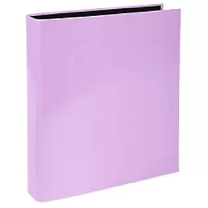 image of Aquarel Ring Binder 2D Rings 25mm, S40mm, Mauve, Pack of 10