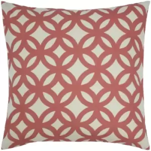 image of Nomi Monoprint Cushion Berry, Berry / 45 x 45cm / Polyester Filled