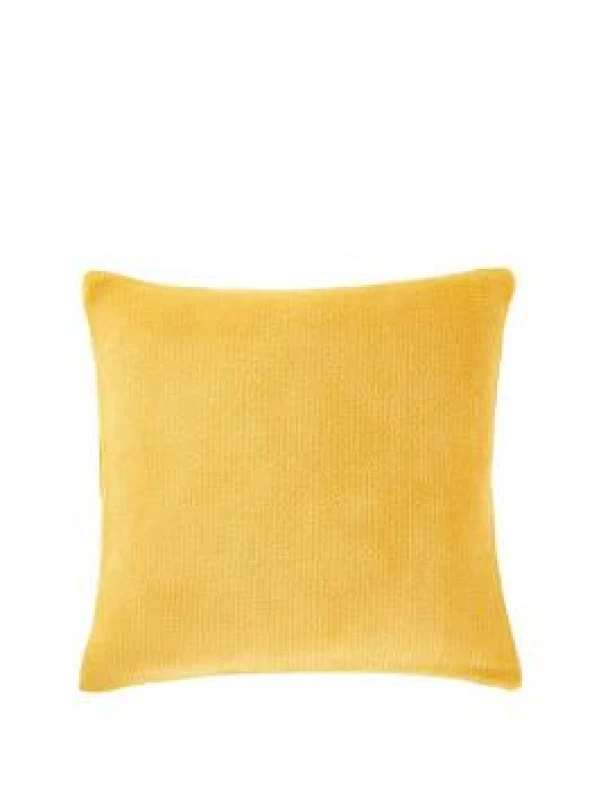 Image of Cascade Home Microfleece Cushion Cushions 45 x 45cm Black 40319503000