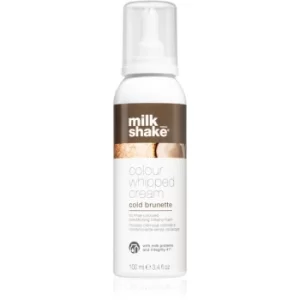 Image of Milk Shake Colour Whipped Cream Toning Foam for All Hair Types Cold Brunette 100ml