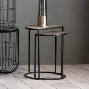 Image of Gallery Outdoor Set of 2 Hudson Living Delfin Side Tables