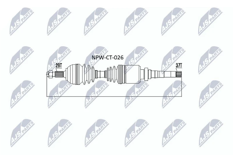 Image of NTY Drive shaft NTY NPW-CT-026