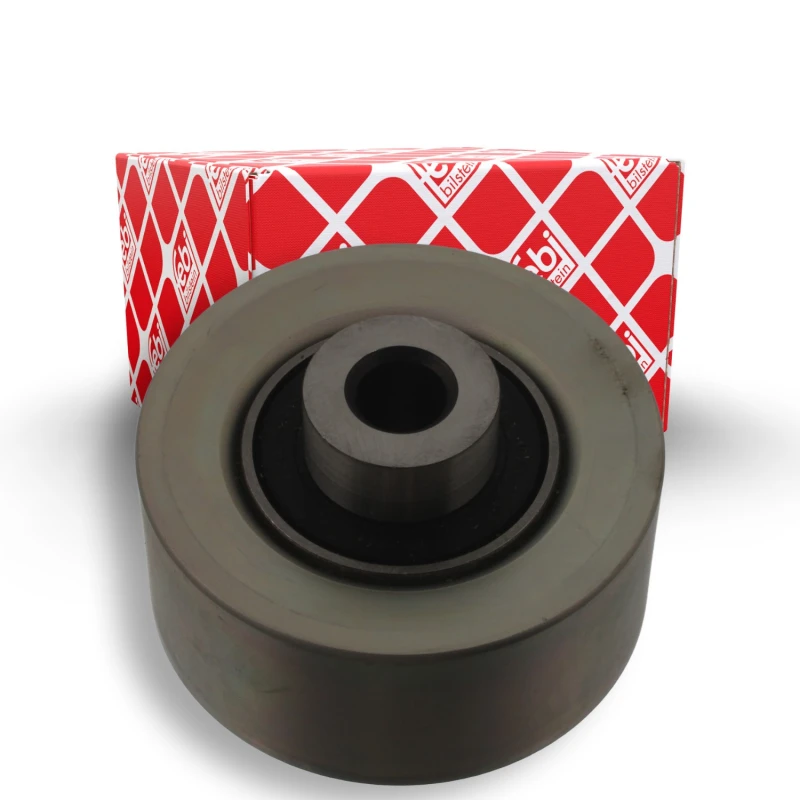 Image of FEBI BILSTEIN 30873 Idler Pulley Metal Deflection/Guide Pulley,v-ribbed belt (312)