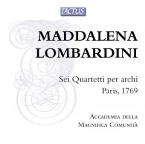 Image of Maddalena Lombardini Sei Quartetti Per Archi by Maddalena Lombardini CD Album