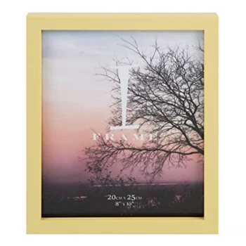 Image of 8" x 10" - iFrame Plastic Yellow Photo Frame