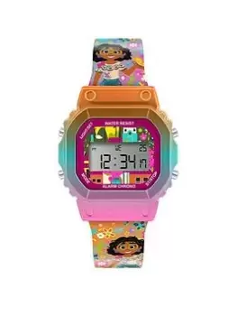Image of Disney Encanto Multicoloured Strap With Metallic Gradient Case Digital Watch