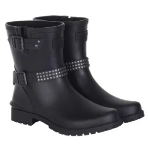 Image of Barbour International Womens Leaona Wellington Boots Black 3
