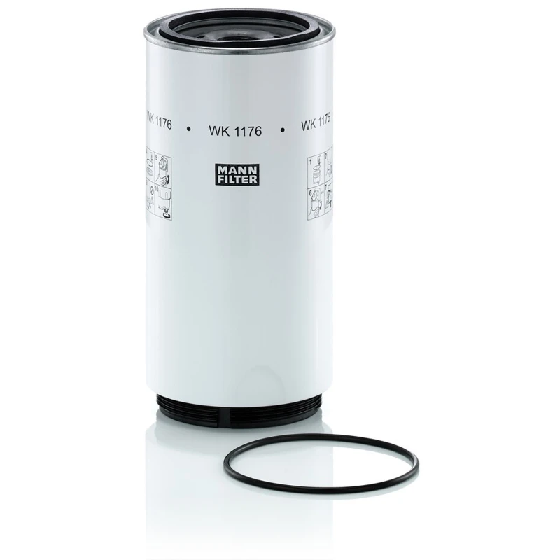 Image of MANN-FILTER WK 1176 x Fuel Filter with gasket/seal Fuel filter (9)