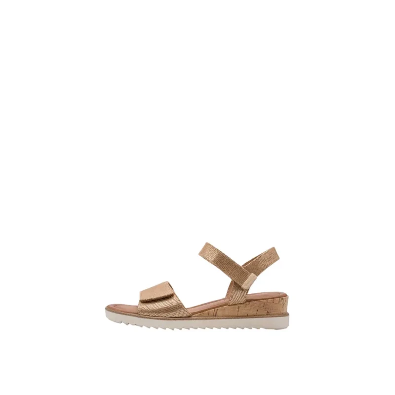 Image of tamaris Womens wedge sandals Tamaris Vegan Beige Female 38