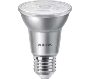 image of Philips Master Value LED 6W-50W ES E27 PAR20 R63 3000K Dimmable Bulb - Warm White - 76848500