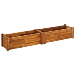 image of VidaXL Garden Raised Bed Acacia Wood 150x30x25 cm