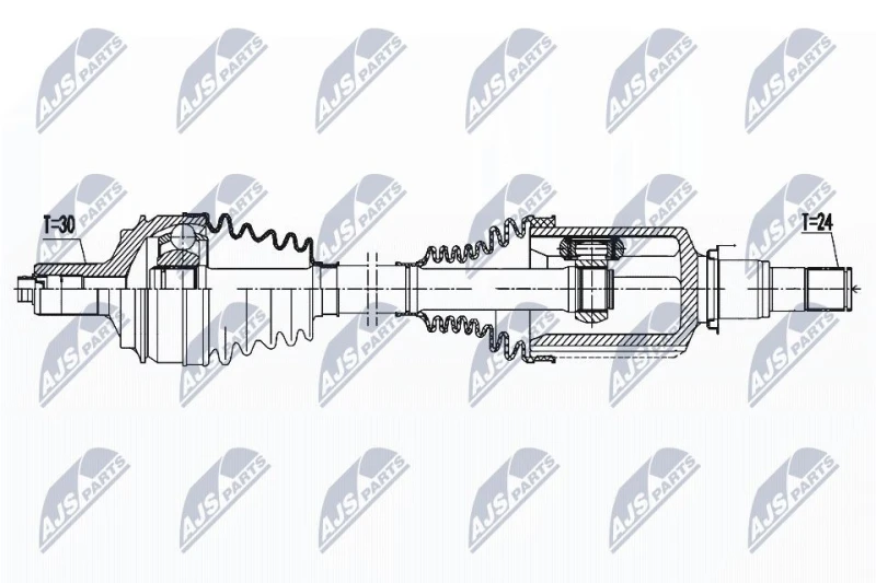 Image of NTY Drive shaft NTY NPW-ME-144
