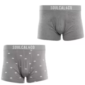 Image of SoulCal 2 Pack Modal Trunks - Grey